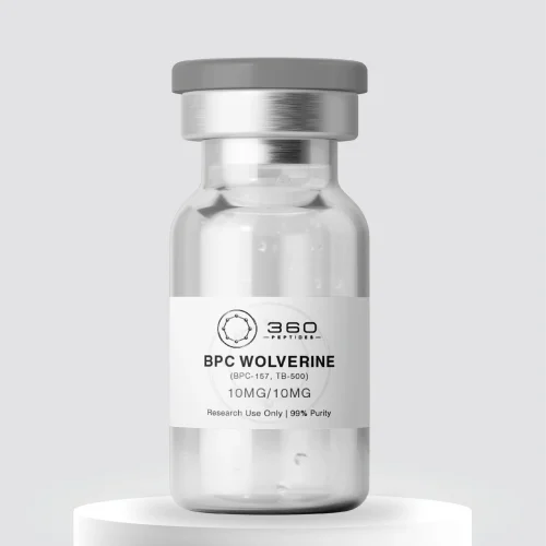 BPC Wolverine 10mg-10mg research peptide vial – 360 Peptides