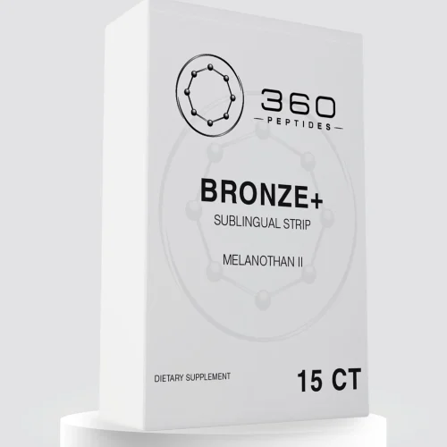 Bronze+ (Melanotan II 2 mg, Vitamin E 13 mg) Sublingual Strips 15 ct