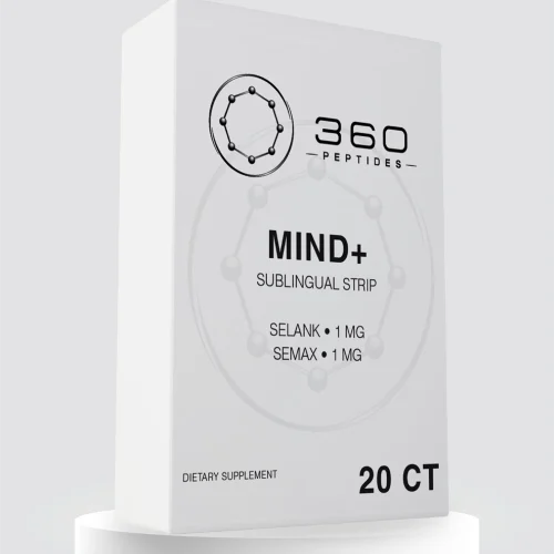 Mind+ (Selank 1 mg, Semax 1 mg) Sublingual Strips 20 ct