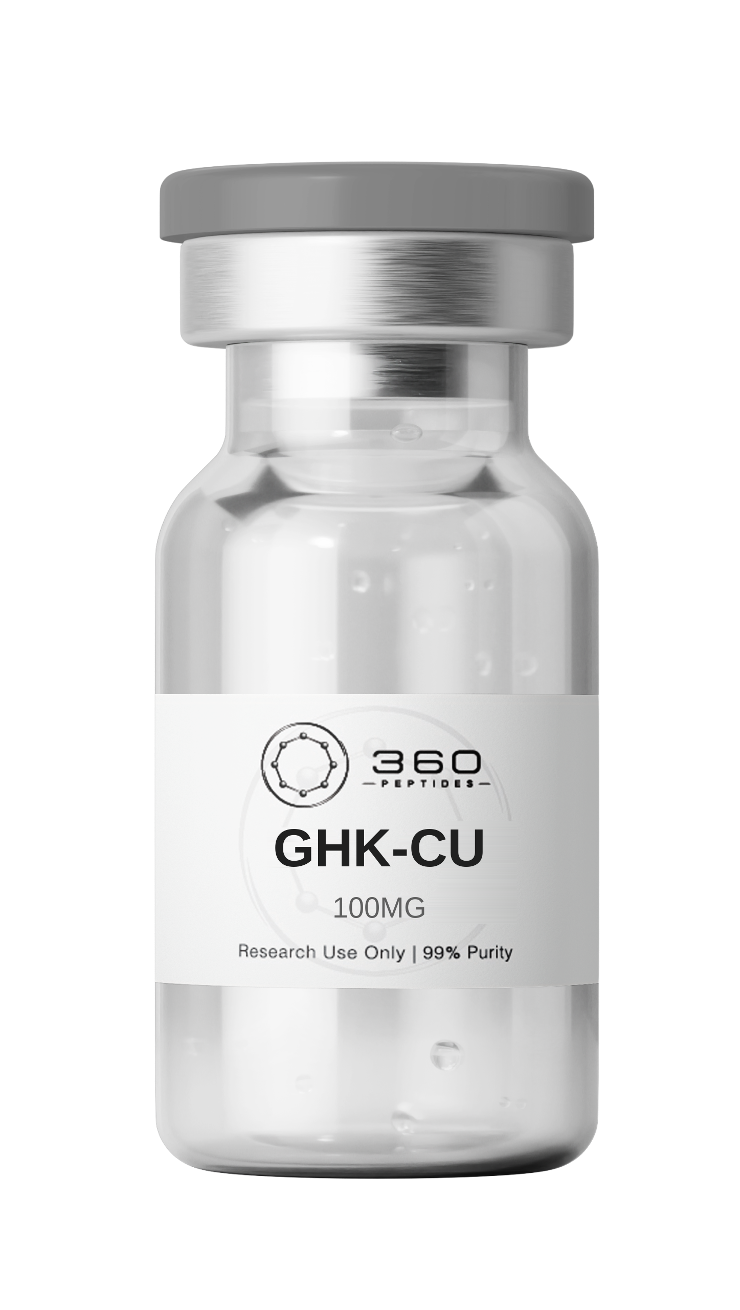 GHK-Cu 100 mg research peptide vial – 360 Peptides