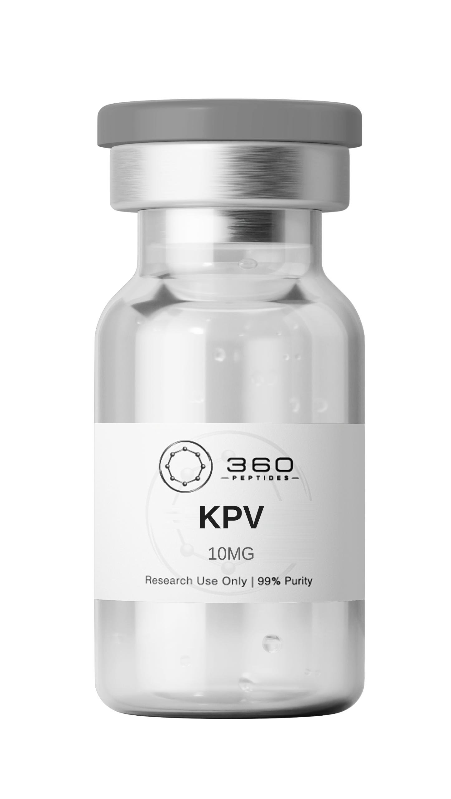KPV 10 mg research peptide vial – 360 Peptides